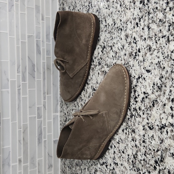 J. Crew Shoes Mens Gray Jcrew Macalister Suede Chukka Boots Sz 2